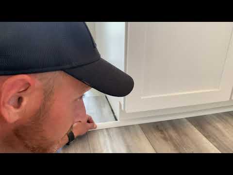 Fast way to install quarter round trim