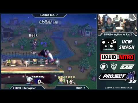BKO | Boringman (Metaknight) vs. RedX (Link) - Button Check - Project M