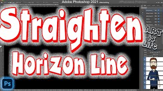 Intro Course-Photoshop 2021: How to Straighten a Horizon in Photoshop (Session 1 vid 7)