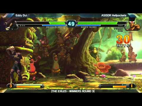 KOFXIII: AS|SDR Hellpockets vs Eddy Dui - The Exiles