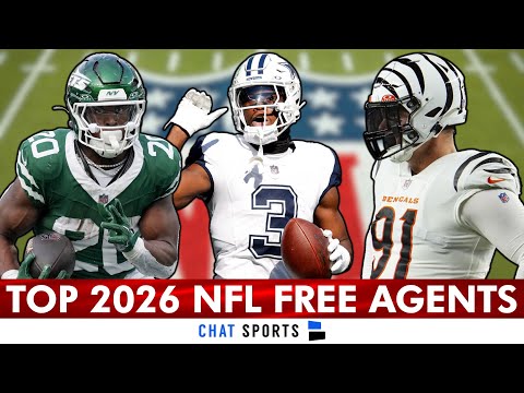 Top 25 NFL Free Agents In 2026