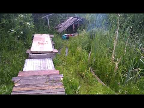 Мотопомпа 'Свияга - М'. Откуда и куда качает. Дальность подачи воды на моем примере.