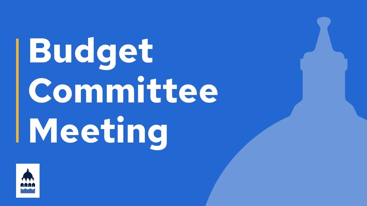 August 26, 2026 - Budget Committee Meeting