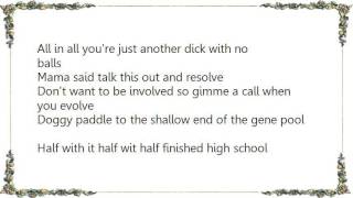 Bloodhound Gang - Right Turn Clyde Lyrics