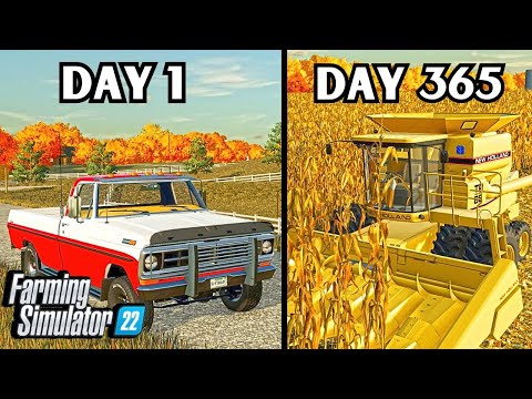 I Spent 1 Year Starting A Company? (Broke - Rich) | | Farming Simulator 22
