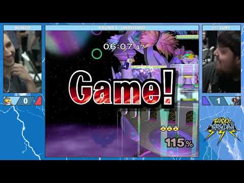 Thunder Throwdown - Winners Bracket - Bungo (Sheik) VS Me | Fury (Captain Falcon) - SSBM