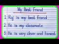 My best Friend Essay in English 10 Lines/10 Lines Essay on My Best Friend
