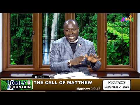 DAILY FOUNTAIN DEVOTIONAL GUIDE FOR 21 SEPTEMBER 2020 -  THE REV. BARR. ANOZIE CHINOMSO