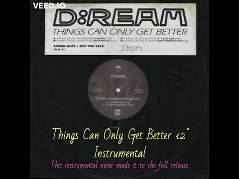 D:Ream - Things Can Only Get Better 12" Instrumental (Promo only)