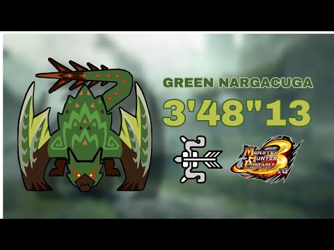 Green Nargacuga | Bow 3'48"13 | Monster Hunter portable 3rd [MHP3rd]