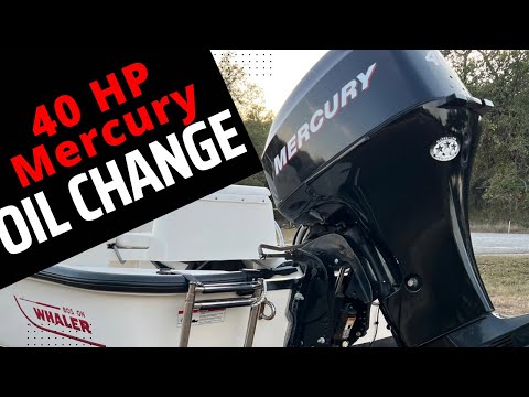 Mercury 40 HP 4 Stroke Oil Change