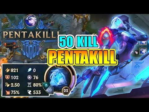 PENTAKILL + 50 XÁC SIÊU BÁ ĐẠO VỚI ASHE URF 2019 !