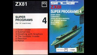 Super Programs 4 for the ZX81