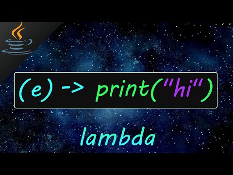 Java lambda λ