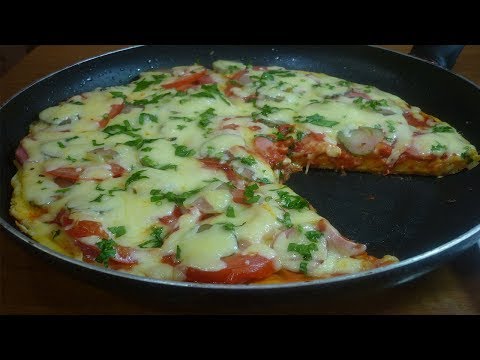 ПИЦЦА на сковороде за 5 минут / Быстрый рецепт пиццы