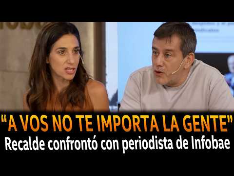 PICANDE DEBATE por la reforma laboral entre RECALDE y Periodista de Infobae
