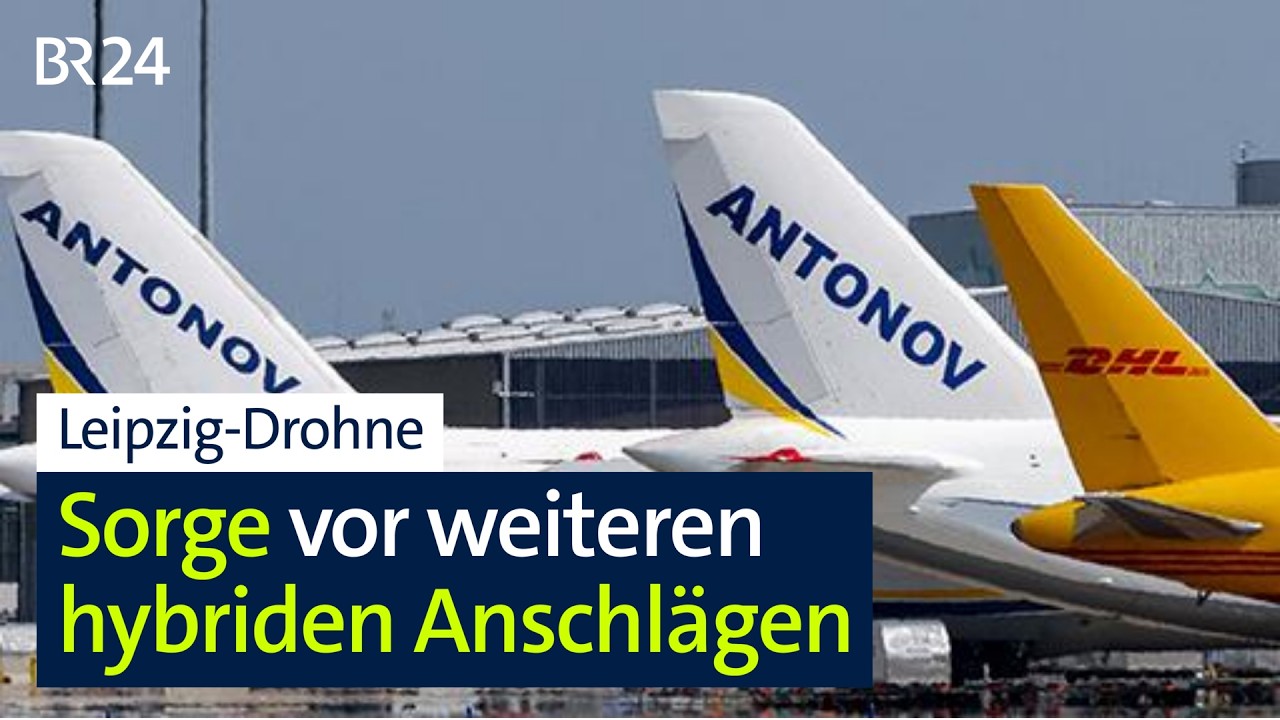 Leipzig-Drohne: Sorge vor weiteren hybriden Anschlägen | BR24