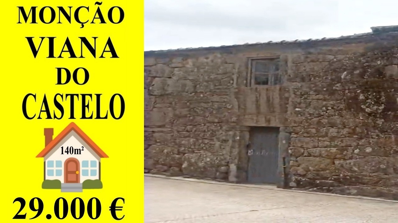 PORTUGAL 🇵🇹 Casa barata para comprar por 29.000 € (140m²) 🥰 MONÇÃO 💖 MARILENE SARAH FIALHO