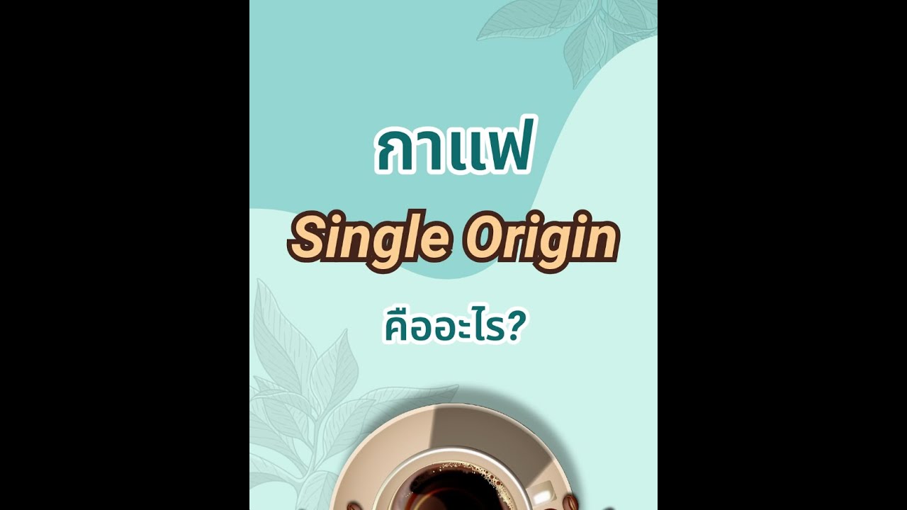 ☕️ ขอสักแก้ว EP.11 กาแฟ Single Origin คืออะไร 