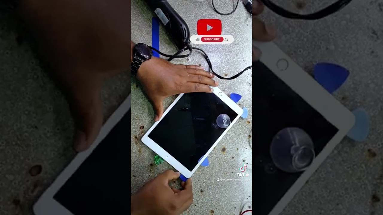 iPad 7 screen removal #diy #apple #applerepair #xyzbca #xyzcba #electronics #ipad #repair #fyp