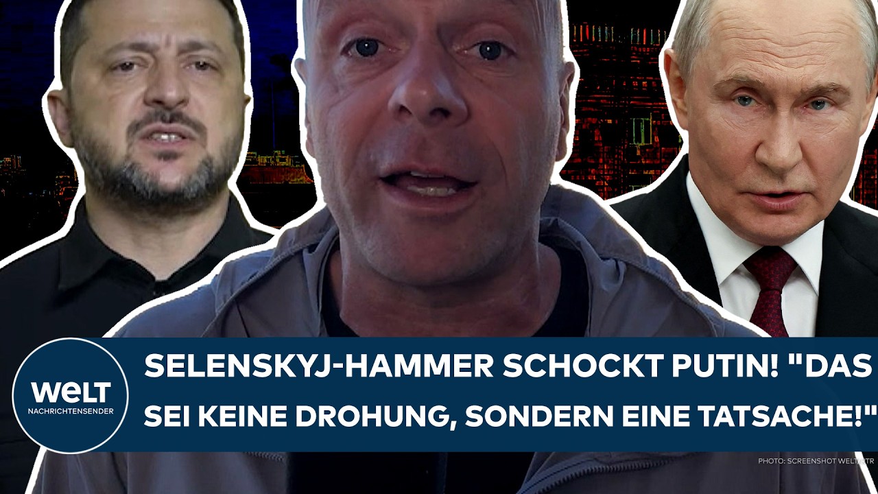 UKRAINE-KRIEG: Selenskyj-Hammer schockt Putin! "Das sei keine Drohung, sondern eine Tatsache!"