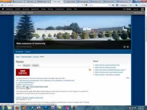 how to use veiws and aggregator module in drupal_07.flv