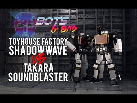 Toyhouse Factory Shadow Wave VS Takara MP13 Soundblaster