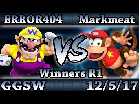 GGSW 61 - ERROR404 (Wario) Vs. Markmeat (Diddy) Smash Wii U Winners R1 - Smash 4
