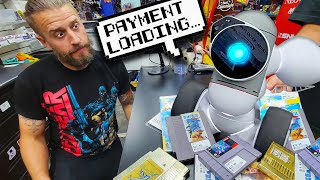 I used a robot to collect video games