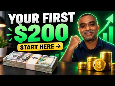 Video thumbnail for How to Invest Your First $200 in Five Steps for Beginners