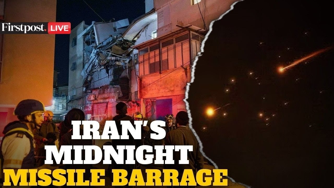 US Iran War LIVE: Iran's Cluster Bomb Missiles Strike Central Israel | Israel Iran War | Firstpost