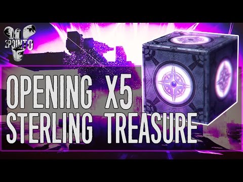 Destiny: STERLING TREASURE OPENING X5 - HUNTING FOR TITAN GEAR - Sterling Treasure Packages