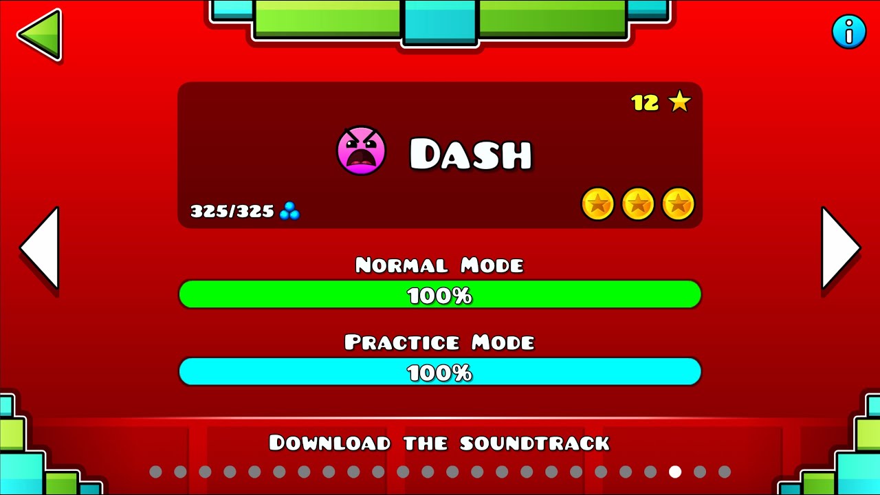 Geometry Dash: How To Beat "Dash" With All Coins