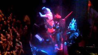 Lady GaGa joins GWAR on stage (Rare Footage!!!)