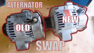 How to Replace an Alternator - 2001 Toyota Land Cruiser 100 Series - 4.7L V8