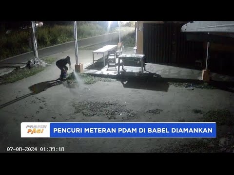 PENCURI METERAN PDAM DI BABEL DIAMANKAN