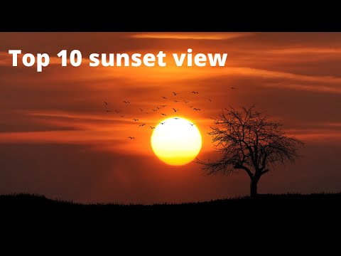 The 10 Best Sunsets in the World''Beautiful Sunset View.