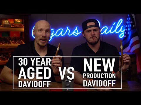 30 Year Aged Davidoff No. 1 Vs. New Davidoff