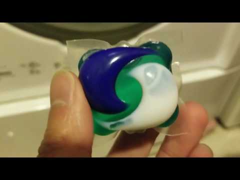 Using Tide Pods for the first time!