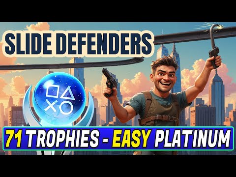 Slide Defenders Quick Trophy Guide - Easy Platinum with 71 Trophies