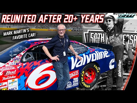 Mark Martin Drives His Favorite Car Again! Reunited with Legendary Roush Racing Chassis "JR51"
