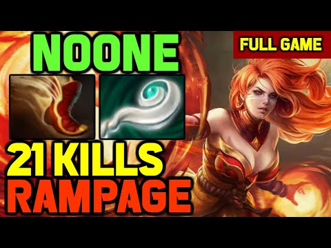 OMG! No[o]ne- Lina MID BOSS Rampage vs Ramzes666, Resolut1on