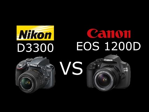Nikon D3300 vs Canon Rebel T5 (EOS 1200D) in Spanish | VS Digital