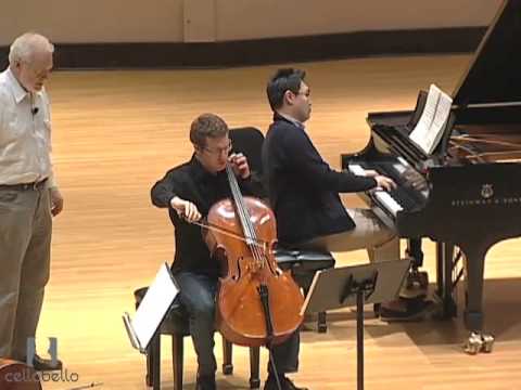 Paul Katz Master Class: Beethoven Sonata No. 4, Mvt. 1