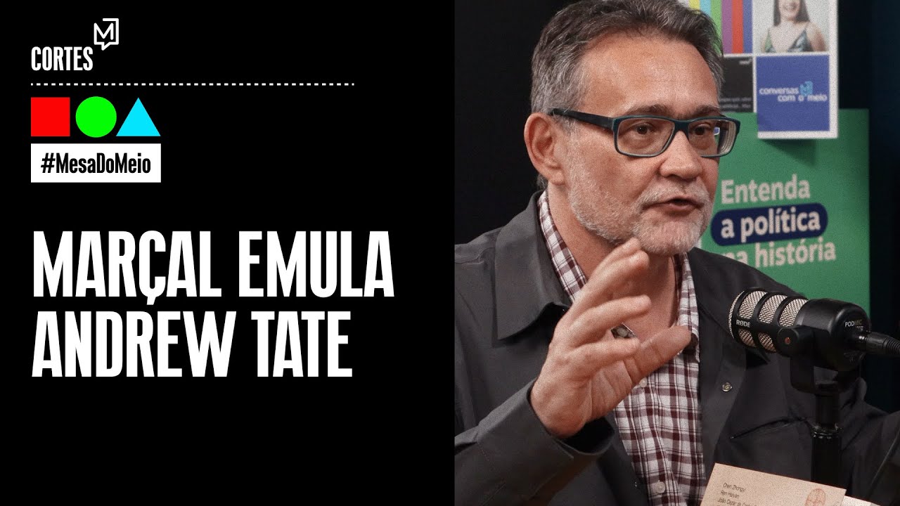 Sobre cortes nas redes: "Pablo Marçal emula Andrew Tate", diz João Cezar de Castro Rocha