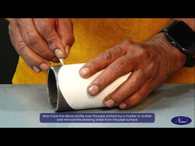 Pipe welding - Elbow Joint on MS pipe 50 mm and 3mm WT 1G OAW
