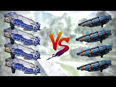 [WR] New OP Weapon Hel (after buff) VS Calamity - Damage Comparison | War Robots Test Server