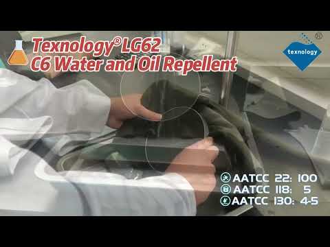 Texnology®LG62 C6 Water and Oil Repellent - fabric's best protective umbrella!