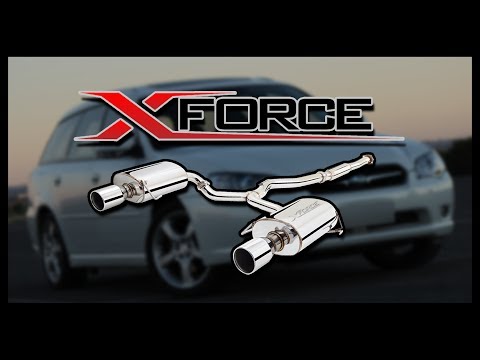 Subaru Liberty - X-Force Mufflers VS X-Force Catback System (Comparison)