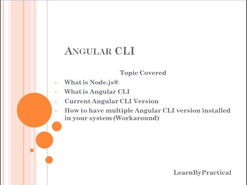 How To Install Multiple Angular Cli Version